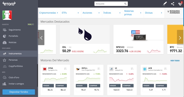 dove investire in petrolio etoro