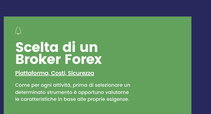 scelta broker trading forex