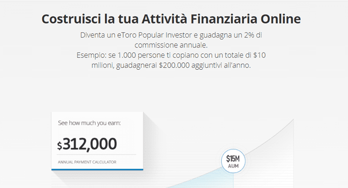 etoro popular investor attività finanziaria