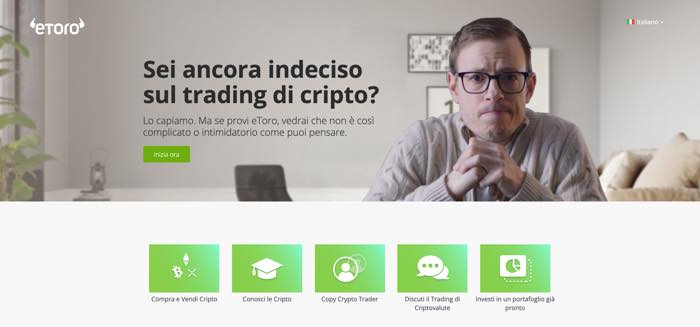 piattaforma criptovalute etoro conviene
