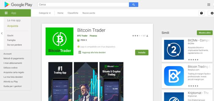 bitcoin trader app