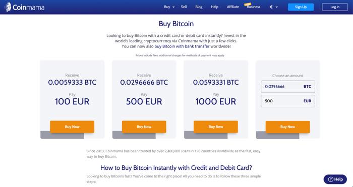 coinmama come funziona