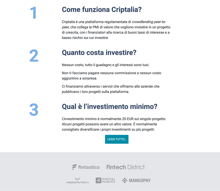criptalia come funziona