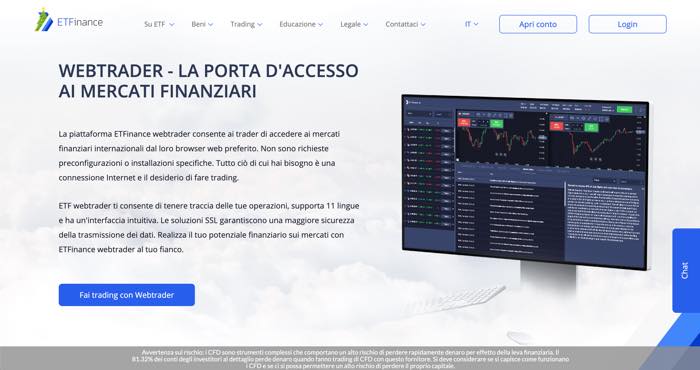 piattaforma etfinance webtrader